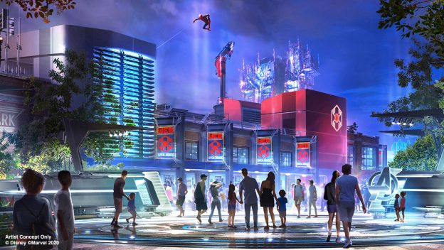 Avengers Campus Concept Art ©Disney